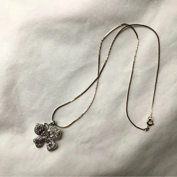 STERLING SILVER BUTTERFLY - Picture 2 of 4